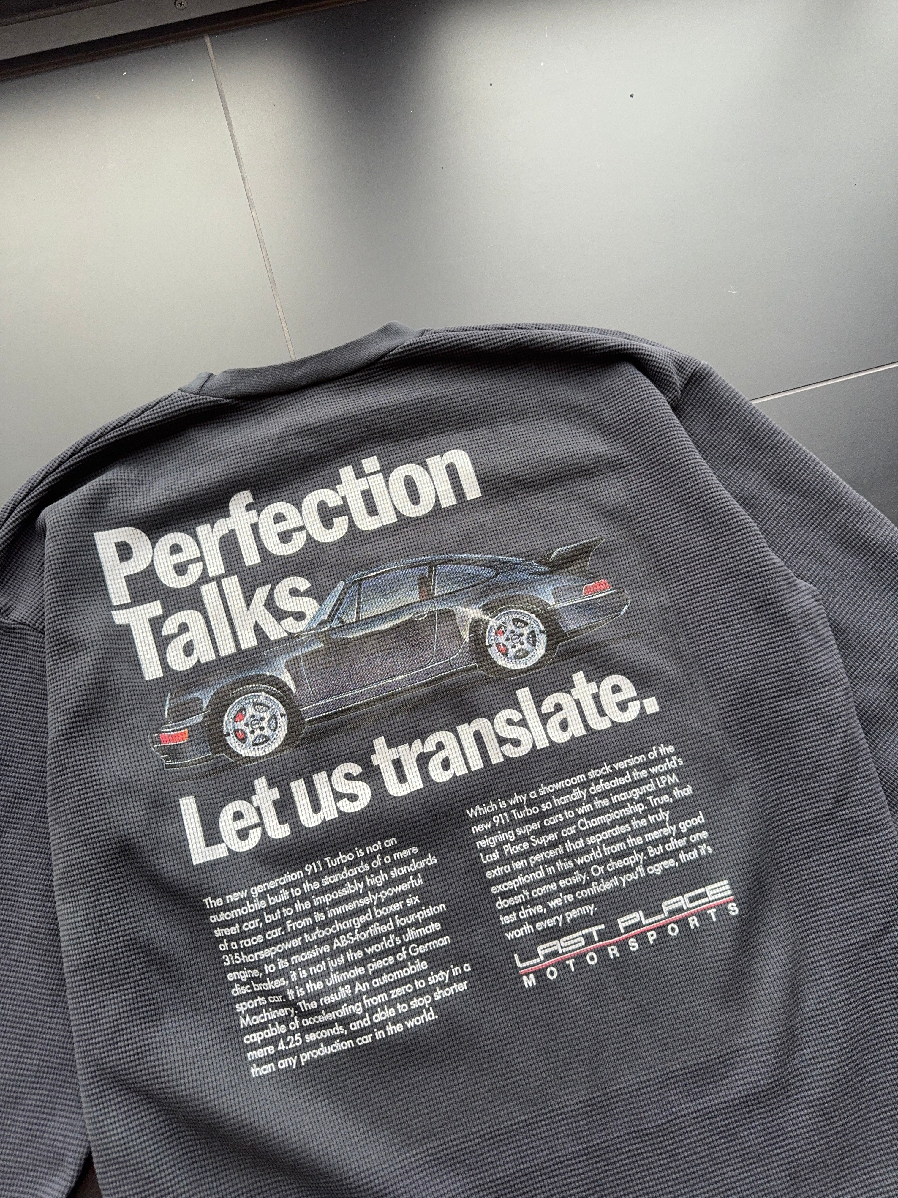 Perfection Talks WaffleKnit