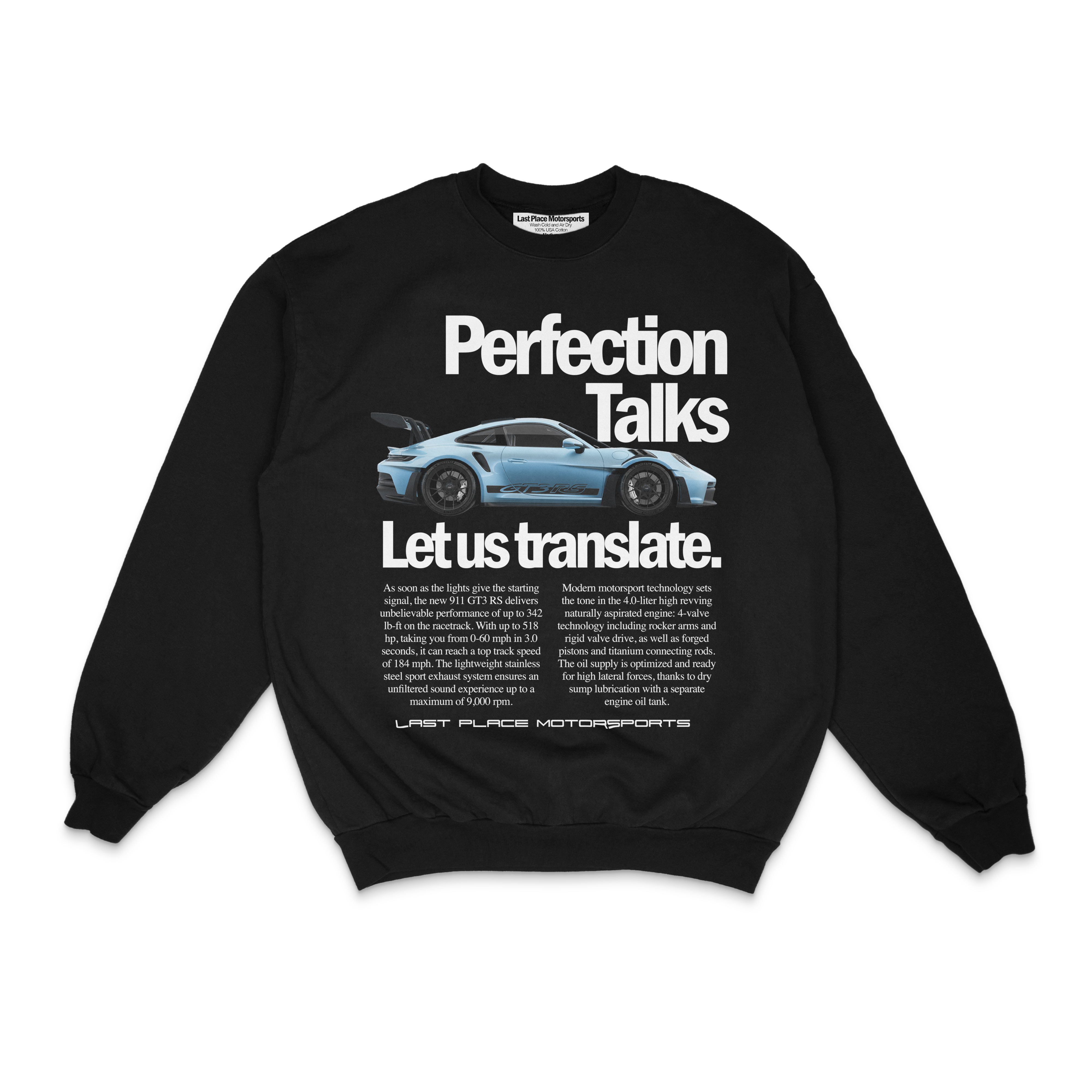 Perfection Talks Black Sweater